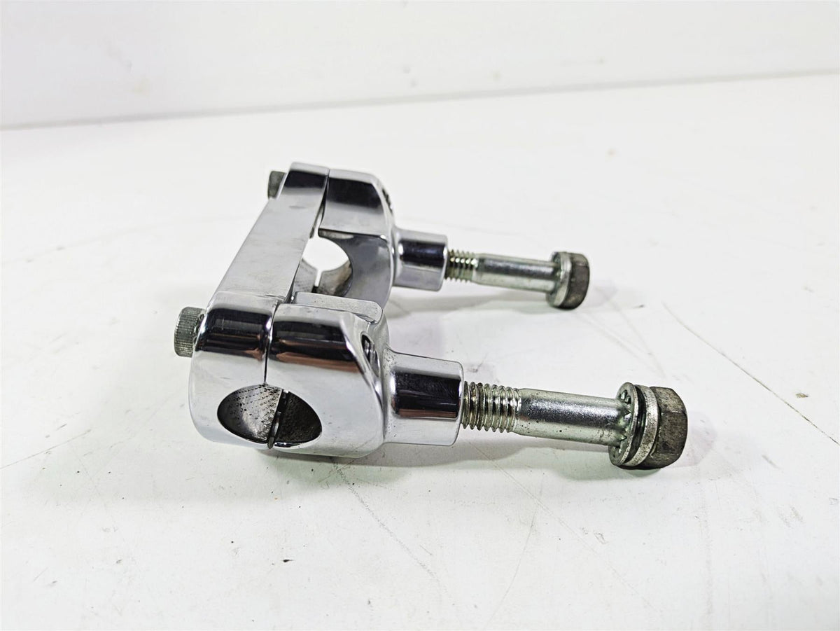 2008 Harley FLSTC 105TH Softail Heritage Handlebar Riser Holder Set 56567-86B {{ shop.shopifyCountryName }} - Mototech271