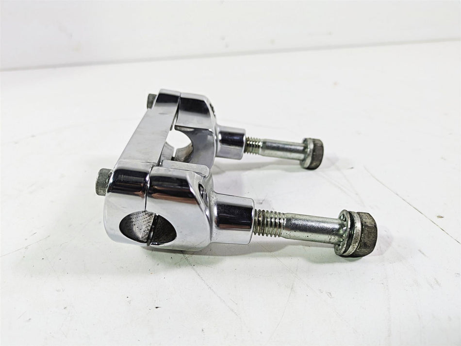 2008 Harley FLSTC 105TH Softail Heritage Handlebar Riser Holder Set 56567-86B {{ shop.shopifyCountryName }} - Mototech271