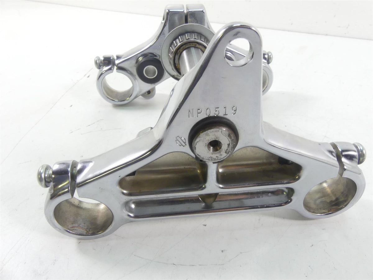 2000 Harley Dyna FXR4 CVO Super Glide Upper Lower Triple Tree Set 46183-99 {{ shop.shopifyCountryName }} - Mototech271