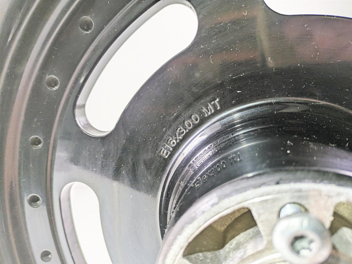 2016 Harley FXDF Dyna Fat Bob Front Wheel Rim 16x3 Black - Read 43300254 {{ shop.shopifyCountryName }} - Mototech271