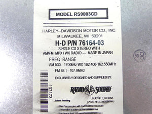 2003 Harley Touring FLHTCI E-Glide 100TH Radio Sound Stereo Cd Player 76164-03 | Mototech271
