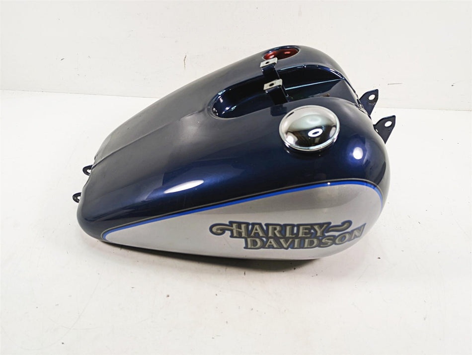 1999 Harley Dyna FXDL Low Rider Blue Diamond Ice Fuel Gas Tank -Read 61054-96 {{ shop.shopifyCountryName }} - Mototech271
