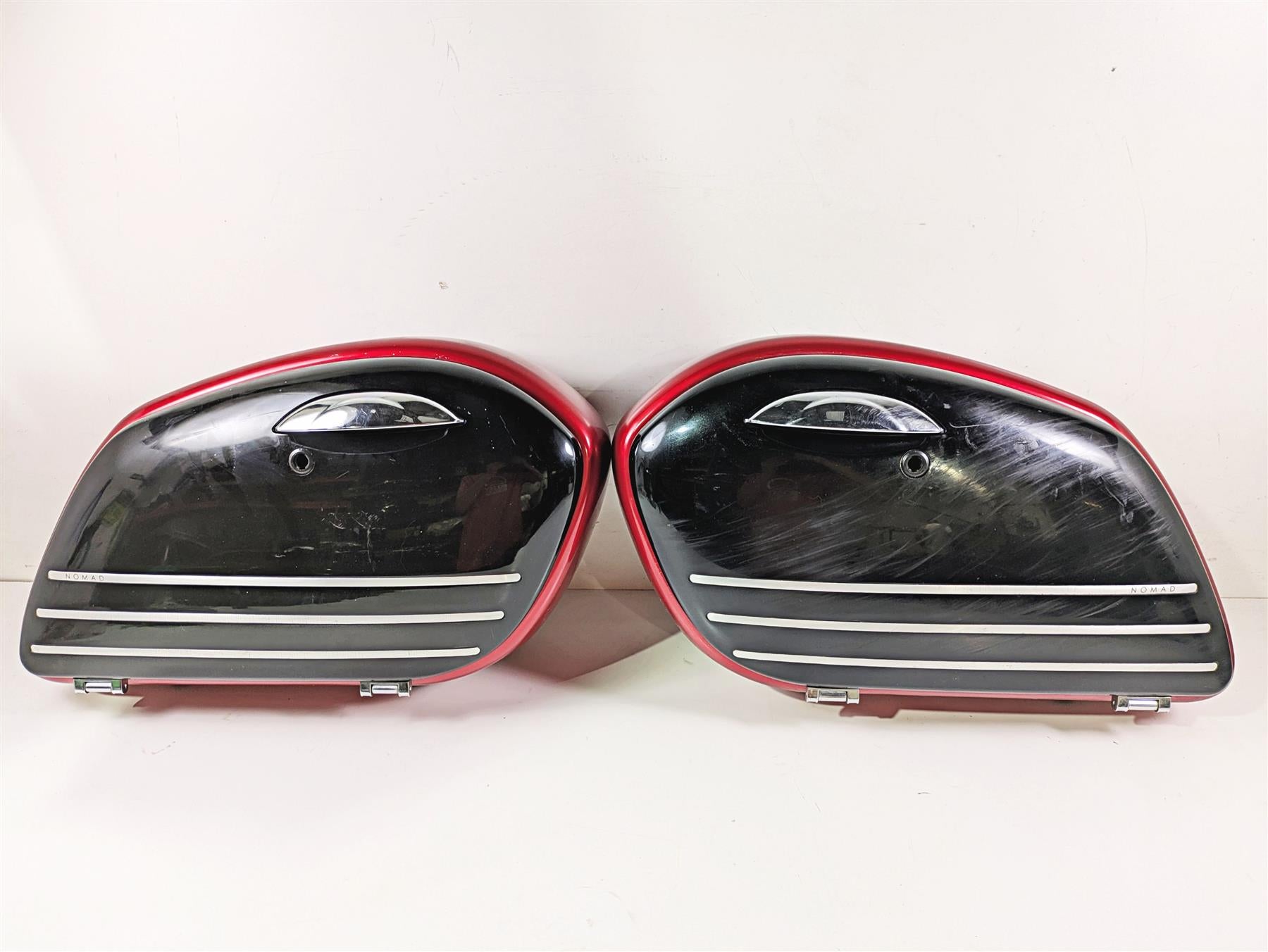 2008 Kawasaki VN1600 Vulcan Nomad Saddlebag Saddle Bag Set 14041-1130-17K {{ shop.shopifyCountryName }} - Mototech271
