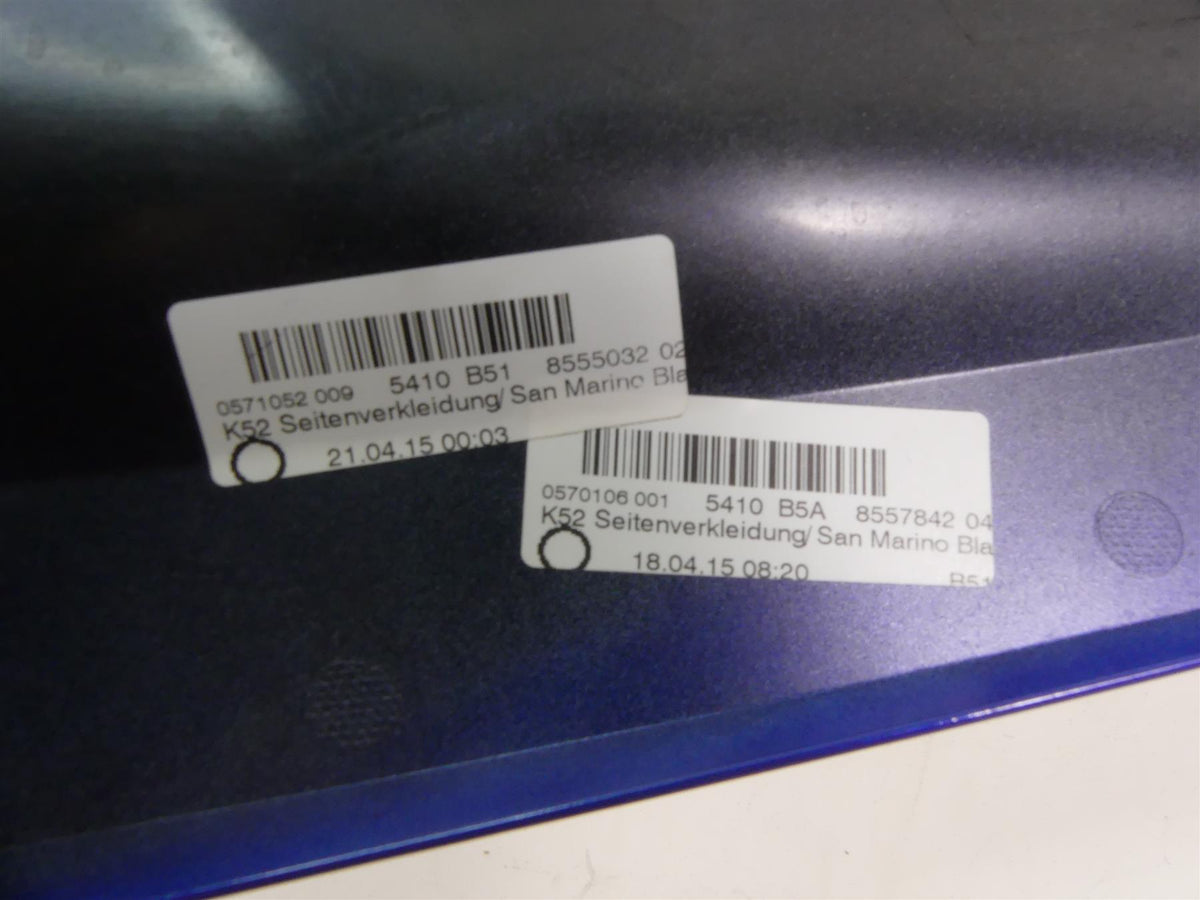 2015 BMW R1200RT K52 Right Side Blue Tank Cover Fairing 40902347090 {{ shop.shopifyCountryName }} - Mototech271