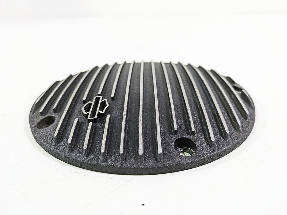 2008 Harley FLSTSB Cross Bones Black Fin Derby Cover 25454-01 {{ shop.shopifyCountryName }} - Mototech271