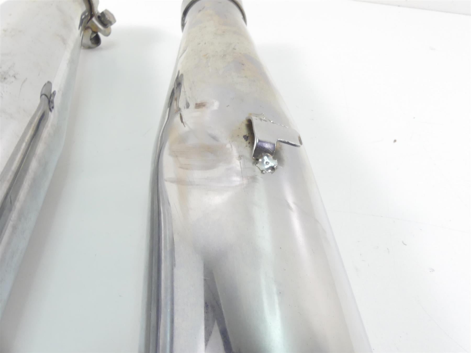 2002 Triumph Bonneville America Exhaust Pipe Muffler Set A9600059 A9600060 {{ shop.shopifyCountryName }} - Mototech271