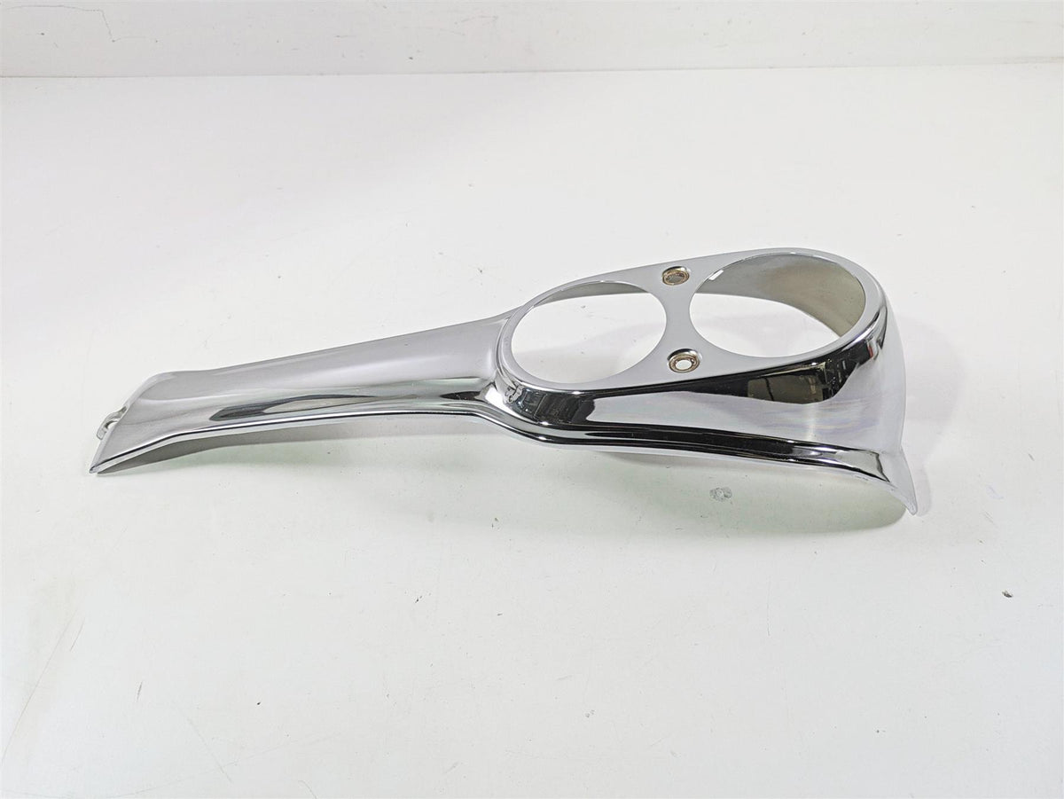 2008 Harley FXDL Dyna Low Rider 105TH Chrome Tank Console Gauge Cover 61695-05 {{ shop.shopifyCountryName }} - Mototech271