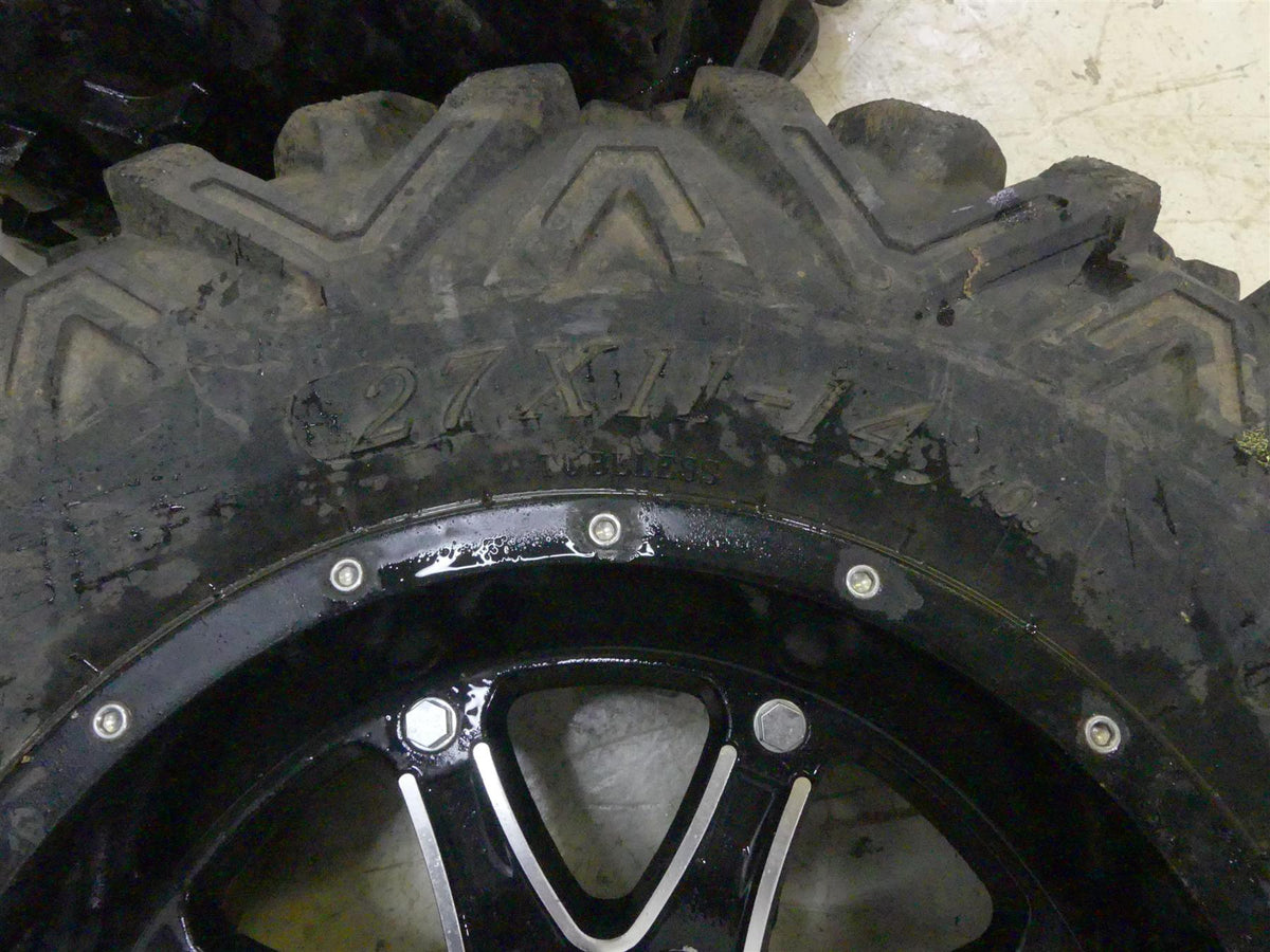 2015 Arctic Wild Cat 700 Sport LTD STI HD Alloy 14x7 Wheel Tire Set SH939 A033 {{ shop.shopifyCountryName }} - Mototech271