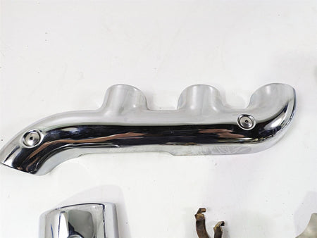 2006 Triumph Rocket 3 Exhaust Chrome Heat Shield Cover Set T2208512 {{ shop.shopifyCountryName }} - Mototech271