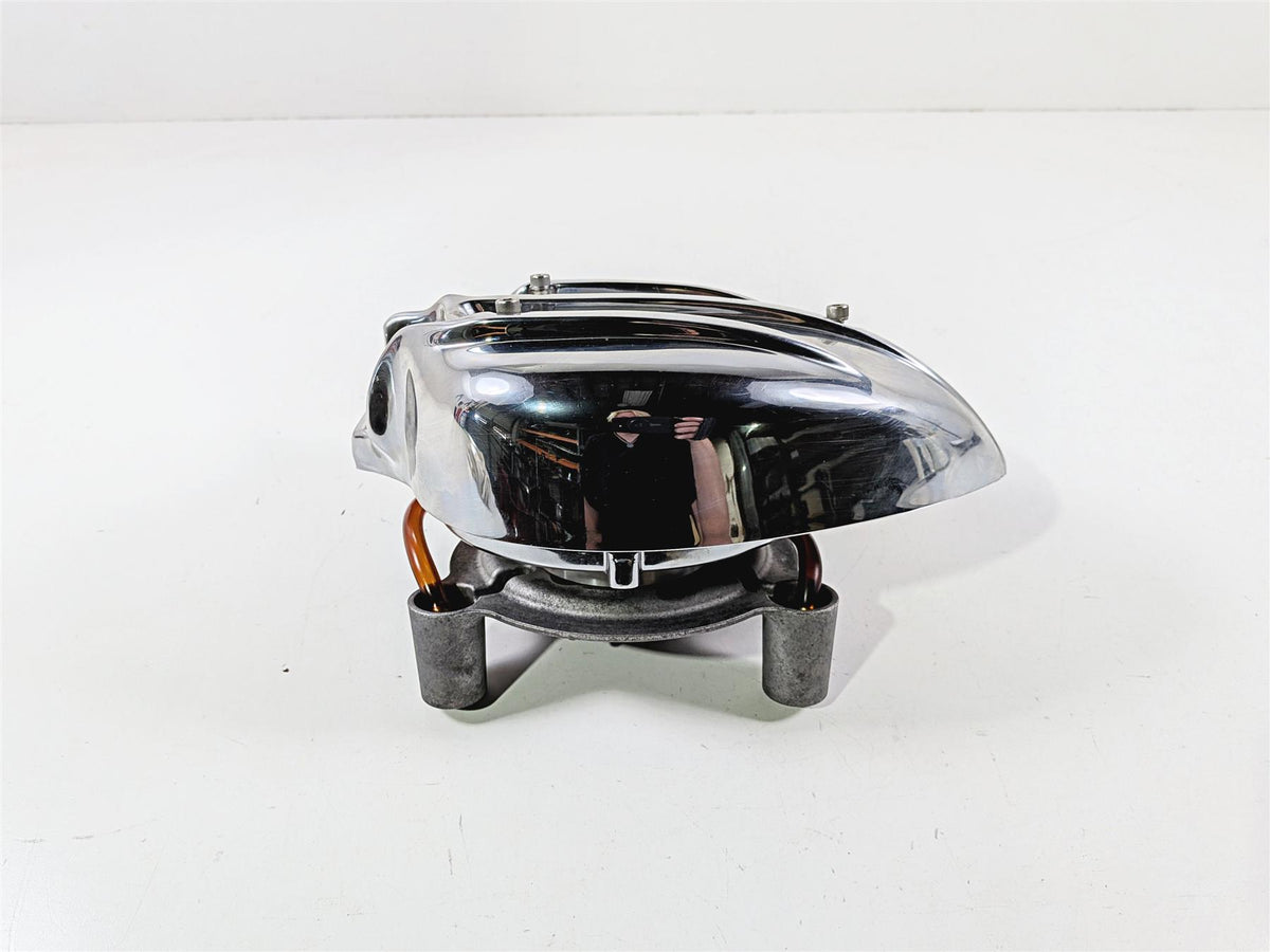 2005 Harley Softail FLSTFSE CVO Fat Boy Kuryakyn Chrome Skull Air Cleaner 950274-Mototech271