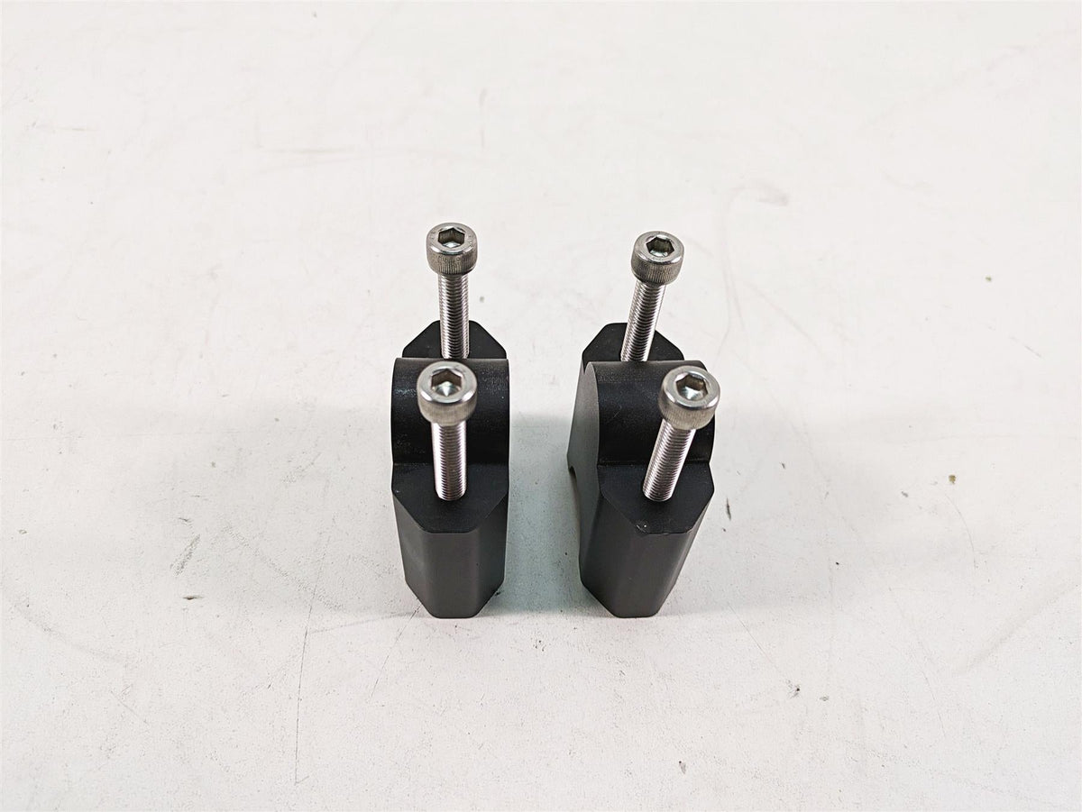 2016 Suzuki M109R VZR1800 Revo Black Handlebar Riser Extensions 2" SB-006-B {{ shop.shopifyCountryName }} - Mototech271