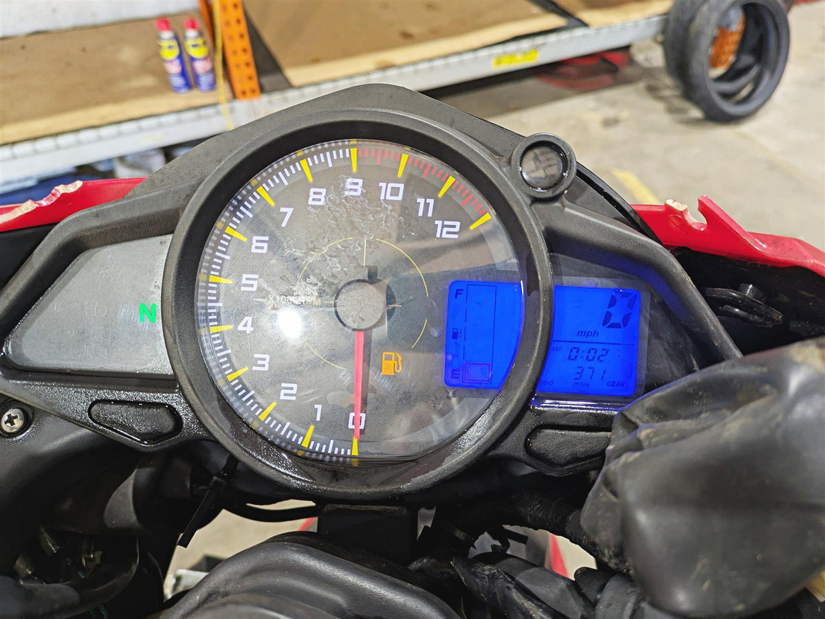 2018 Lifan King Power Racing KPR200 Speedometer Gauges 371miles Only QJP37000 {{ shop.shopifyCountryName }} - Mototech271