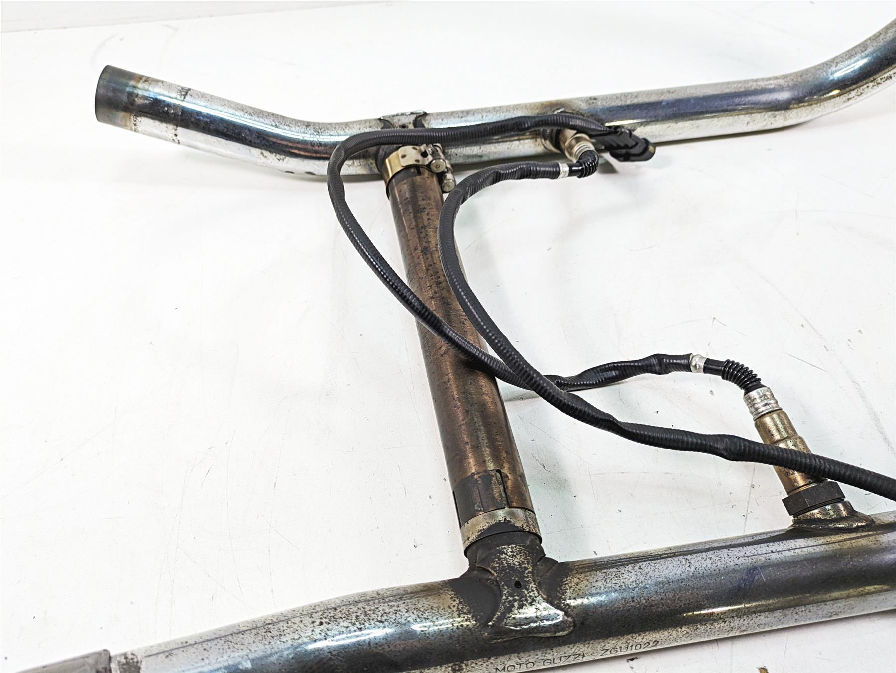 2013 Moto Guzzi V7 750 Stone Exhaust Pipe Header Manifold Set R 887846 L 887847 {{ shop.shopifyCountryName }} - Mototech271