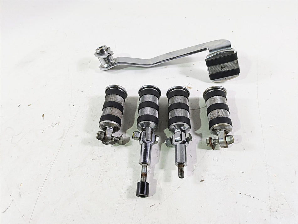 2003 Harley Softail FXSTDI Deuce 100th Brake Pedal & Footpeg Foot Peg Rest Set {{ shop.shopifyCountryName }} - Mototech271