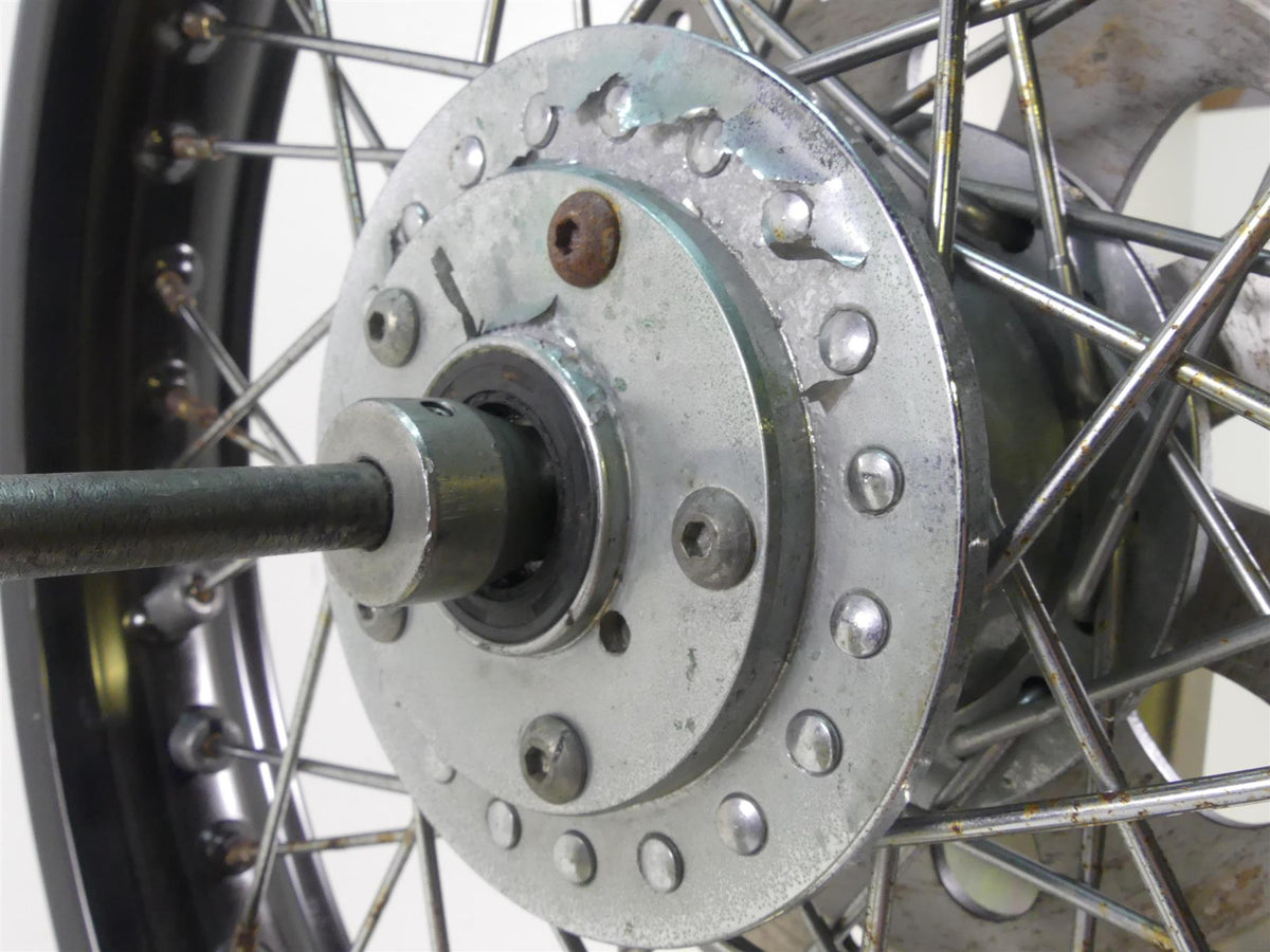 2001 Indian Centennial Scout Front 2.5x19 Wheel Rim & Brake Disc -Read 21-114 {{ shop.shopifyCountryName }} - Mototech271