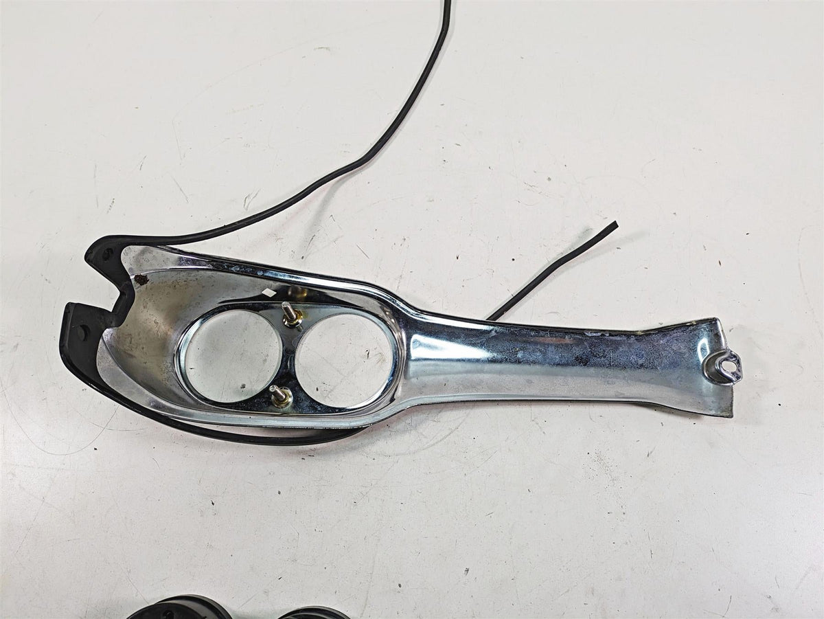 2005 Harley Dyna FXDL Low Rider Fuel Tank Gauges Cover Dash Panel 61695-05 {{ shop.shopifyCountryName }} - Mototech271