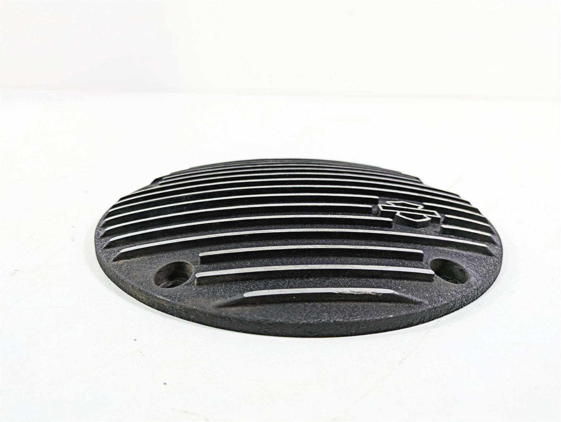 2008 Harley FLSTSB Cross Bones Black Fin Derby Cover 25454-01 {{ shop.shopifyCountryName }} - Mototech271