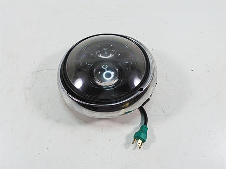 2012 Harley FLD Dyna Switchback Led Headlight + Oem Chrome Ring 67712-83B {{ shop.shopifyCountryName }} - Mototech271