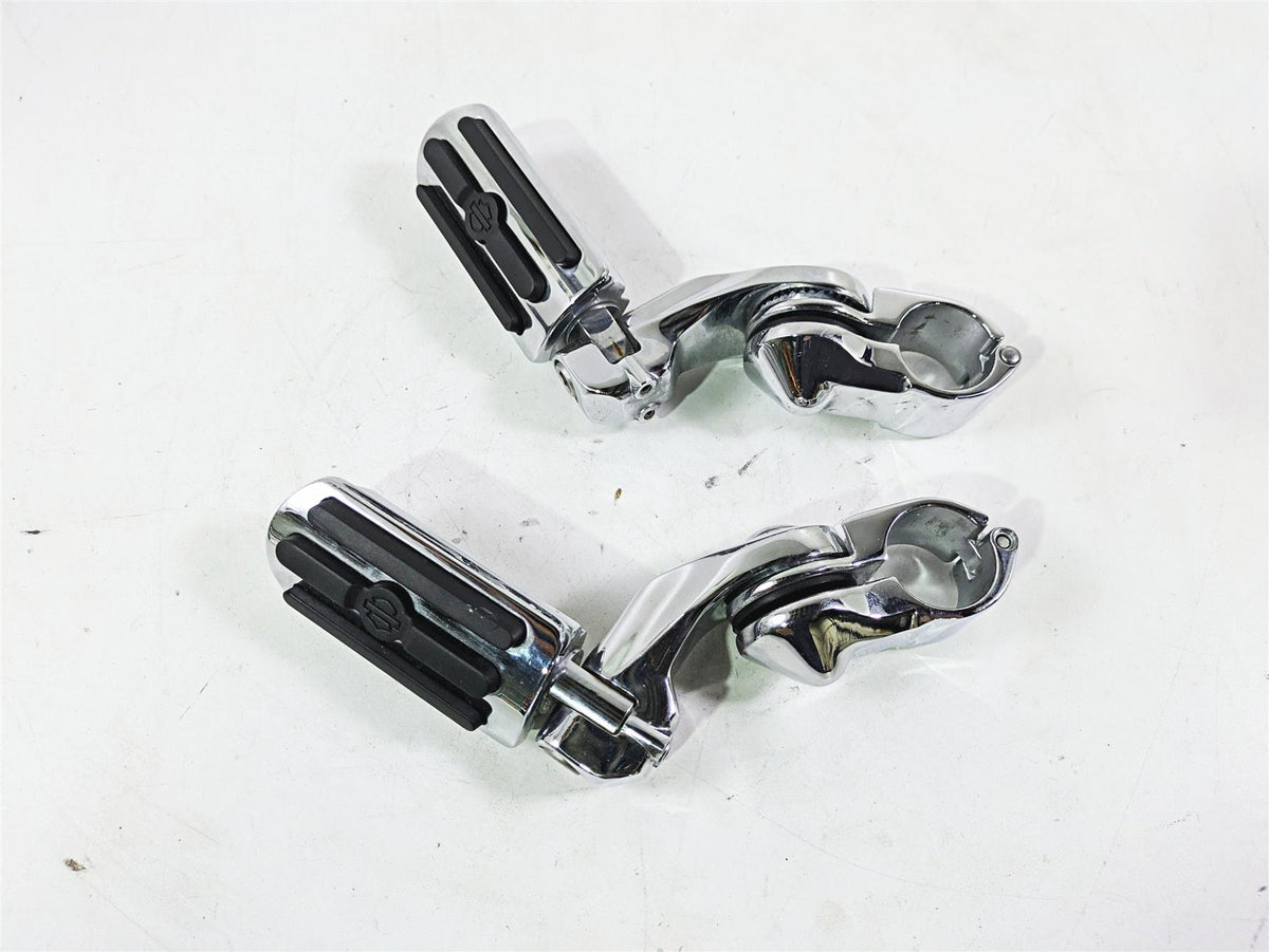 2011 Harley Touring FLHTCUSE CVO E-Glide Chrome Highway Foot Peg Rest Set {{ shop.shopifyCountryName }} - Mototech271