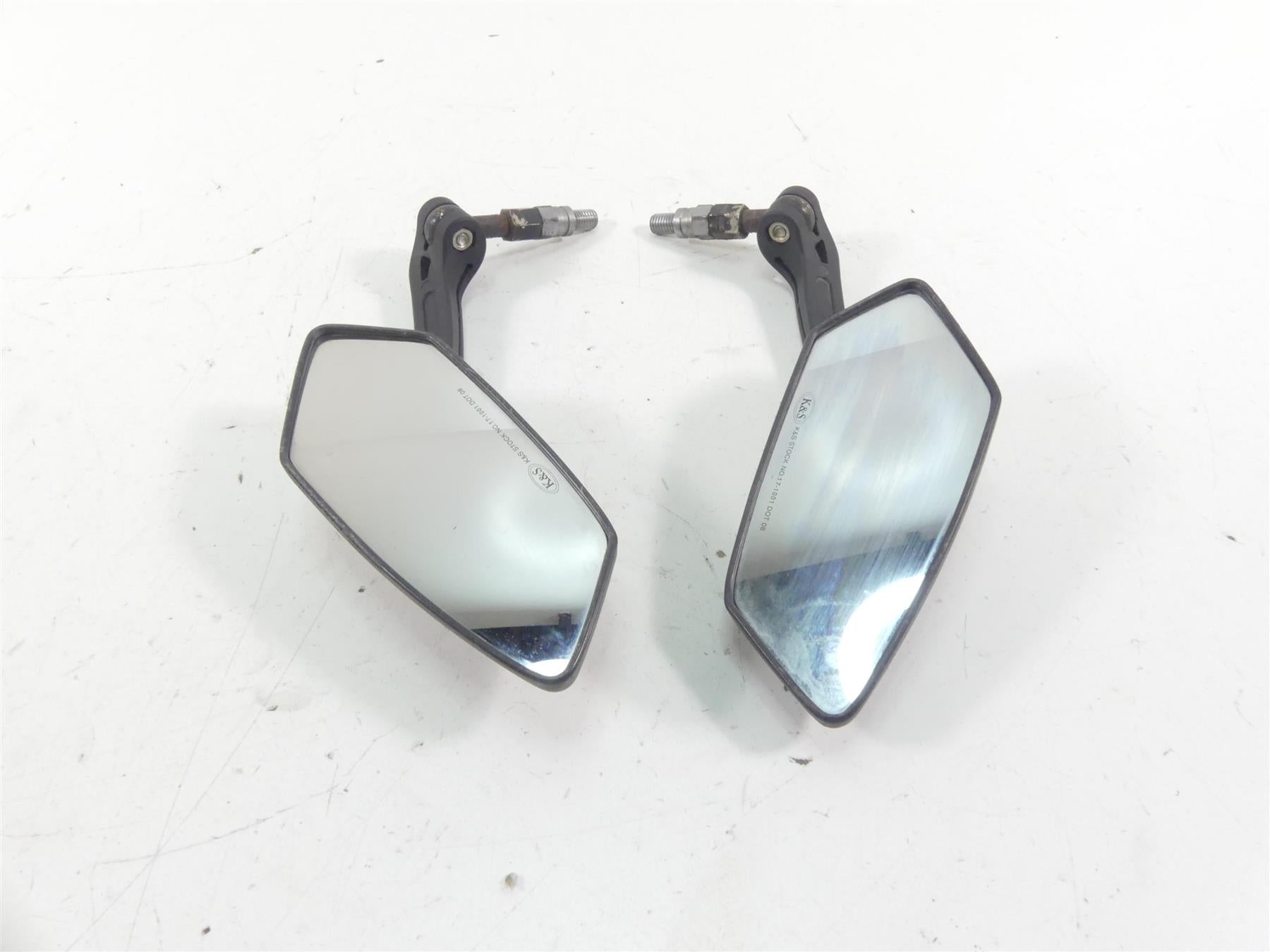 2012 BMW R1200 GS K255 Adventure K&S GT Rear View Mirror Set & Mounts 17-1001 {{ shop.shopifyCountryName }} - Mototech271