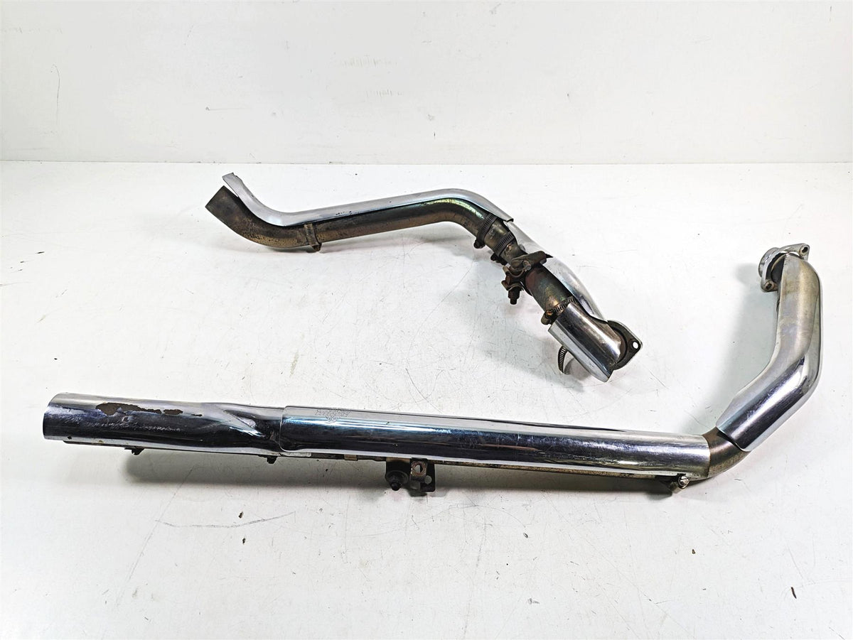 1999 Harley Touring FLHTC Electra Glide Selfmade True Dual Exhaust Headers {{ shop.shopifyCountryName }} - Mototech271