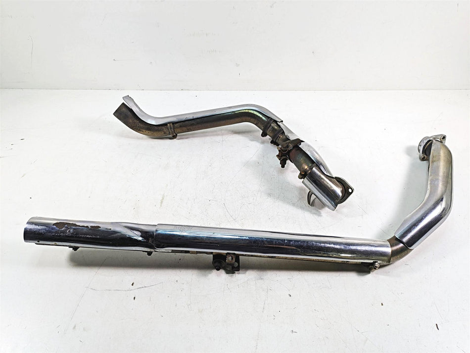 1999 Harley Touring FLHTC Electra Glide Selfmade True Dual Exhaust Headers {{ shop.shopifyCountryName }} - Mototech271