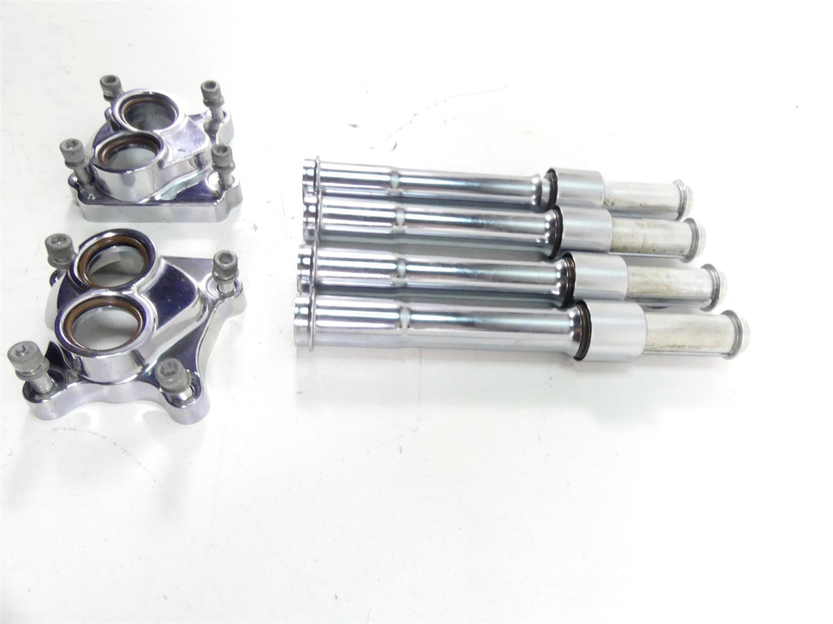 2017 Harley Softail FXSB Breakout Push Rod Lifter Chrome Cover Set 17965-99 {{ shop.shopifyCountryName }} - Mototech271