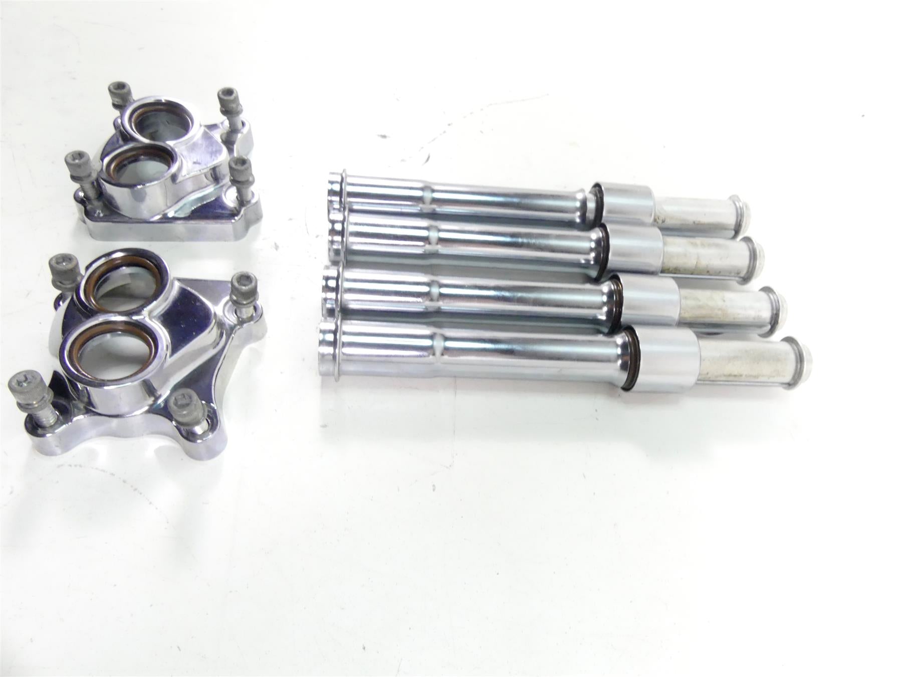 2017 Harley Softail FXSB Breakout Push Rod Lifter Chrome Cover Set 17965-99 {{ shop.shopifyCountryName }} - Mototech271