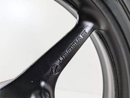 2008 Yamaha YZF R1 RN19 Straight Black Front Wheel Rim 17x3.5 5VY-25168-00 {{ shop.shopifyCountryName }} - Mototech271