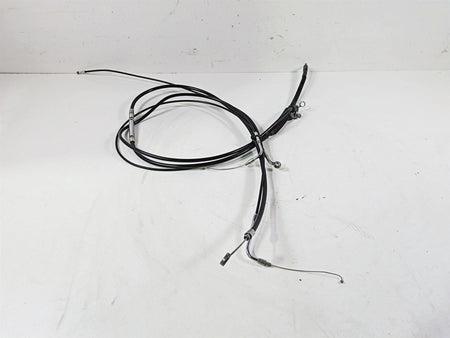 2014 Harley FLS Softail Slim 16" Apehanger Extended Throttle & Clutch Cables {{ shop.shopifyCountryName }} - Mototech271