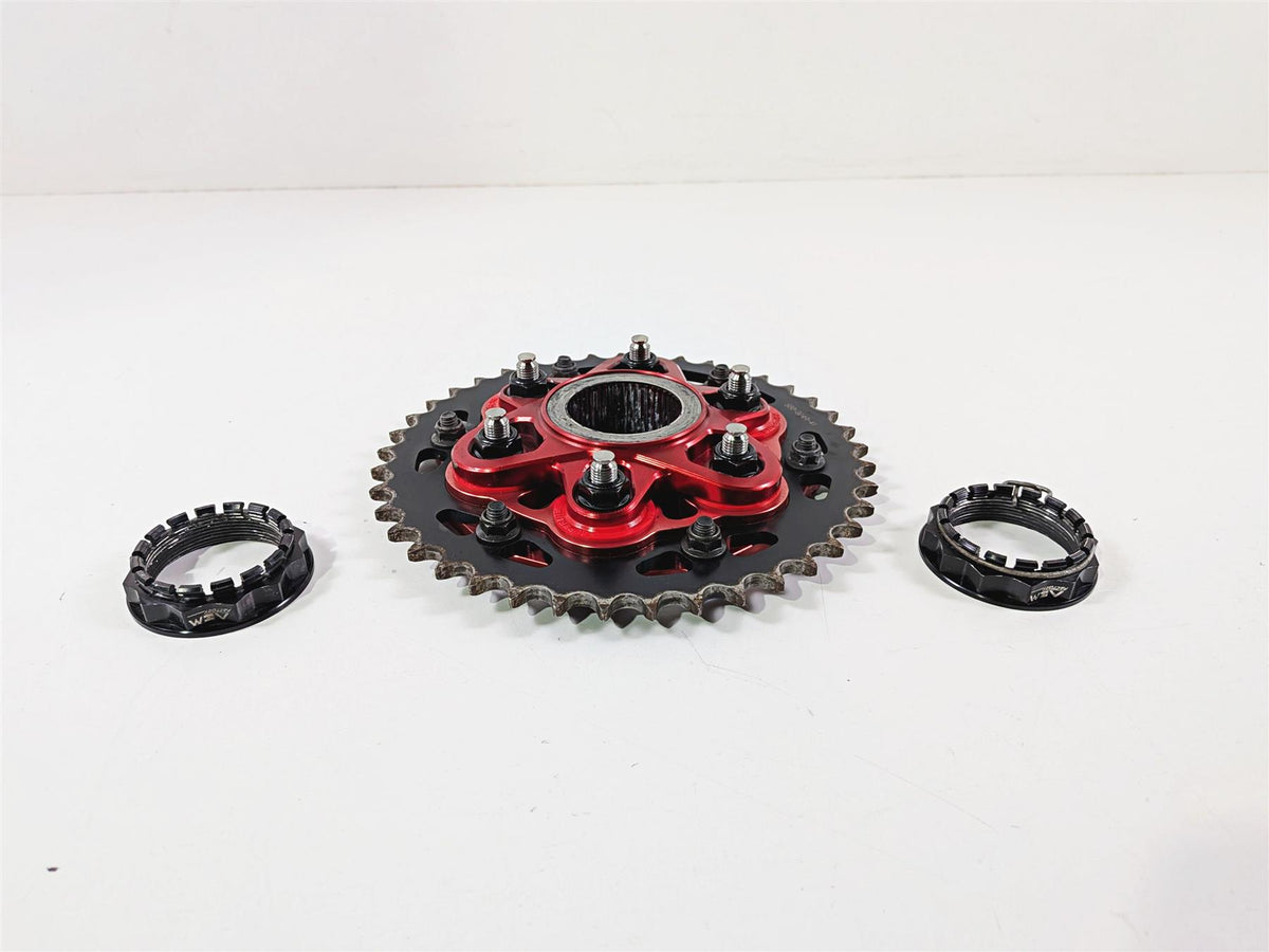 2017 Ducati Panigale 1299 AEM Factory Red Sprocket & Flange DU092 S50-804R-41-Mototech271