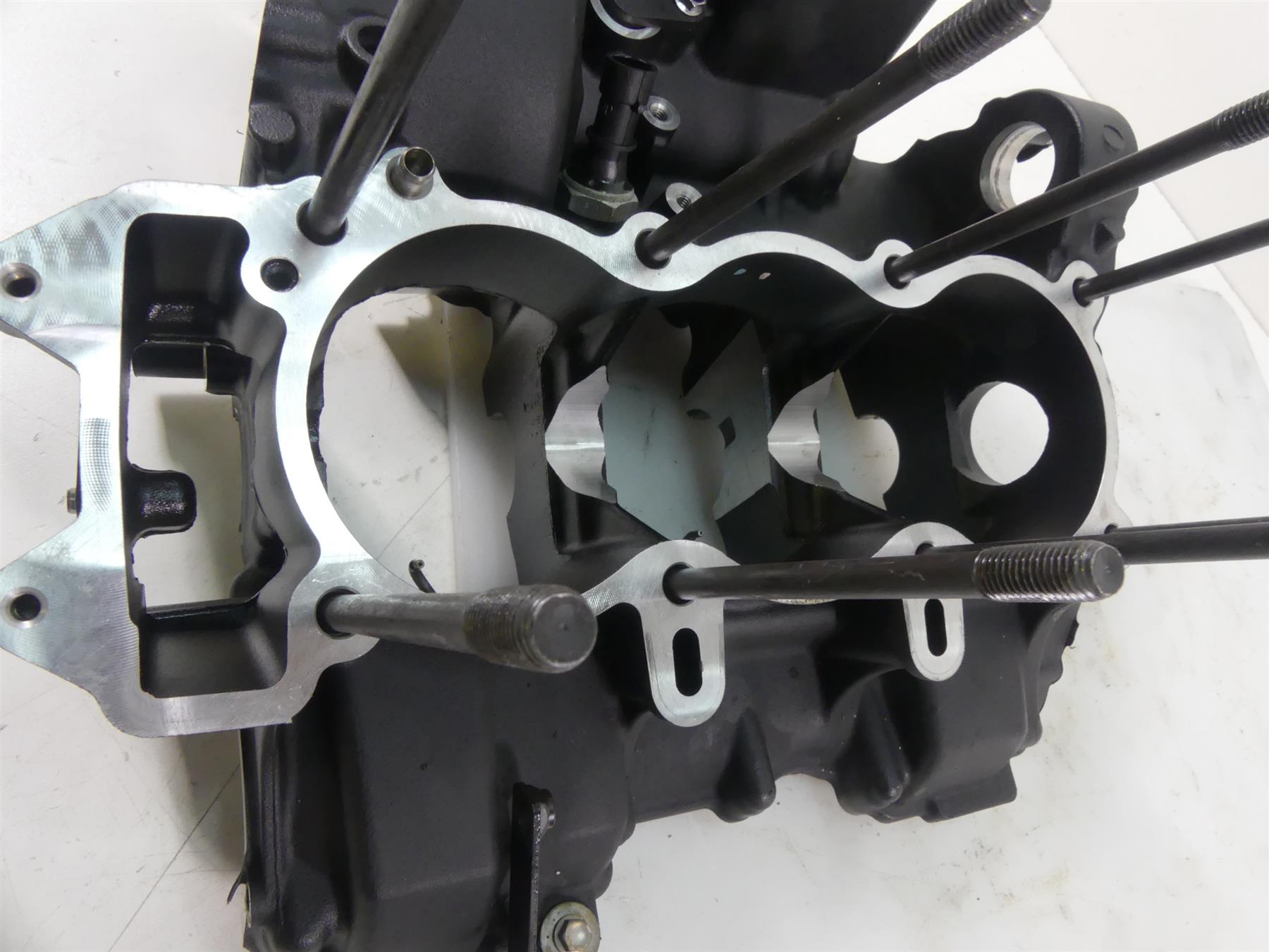 2019 Triumph Street Triple 765R Engine Crank Case Crankcase T1160976 {{ shop.shopifyCountryName }} - Mototech271