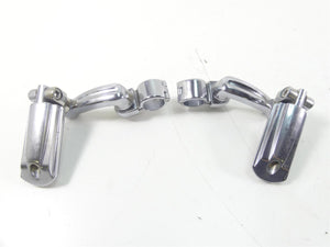 2002 Harley Touring FLHRCI Road King Adjustable Chrome Highway Peg Set - Read | Mototech271