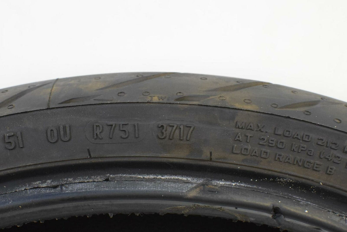 Used Front Tire Metzeler Sportec M5 Interact 110/70 R 17 M/C 54H TL 3717 {{ shop.shopifyCountryName }} - Mototech271
