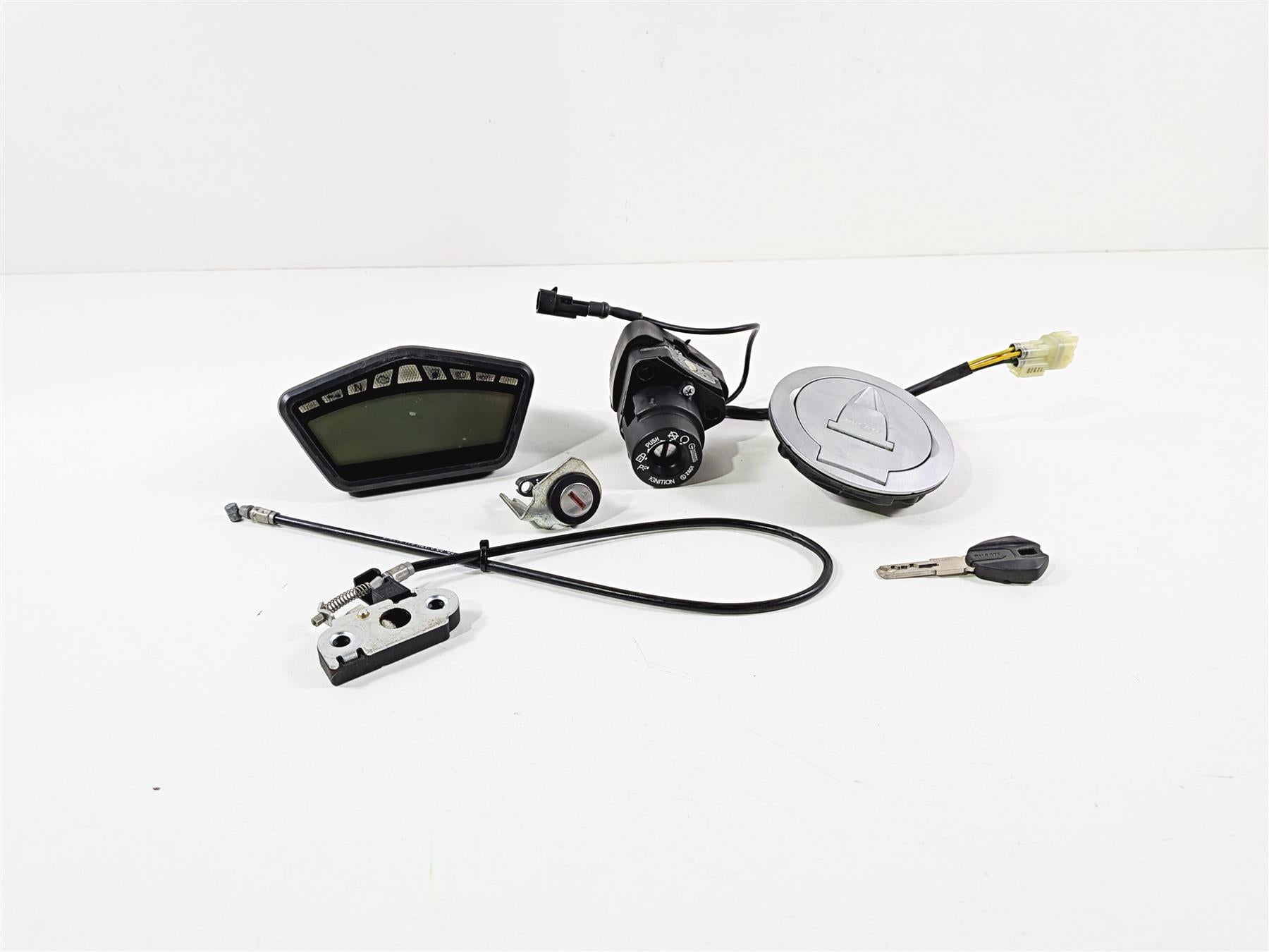 2011 Ducati Streetfighter 1098 S Gauges Ignition Key Switch Lock 3K 40610726B {{ shop.shopifyCountryName }} - Mototech271