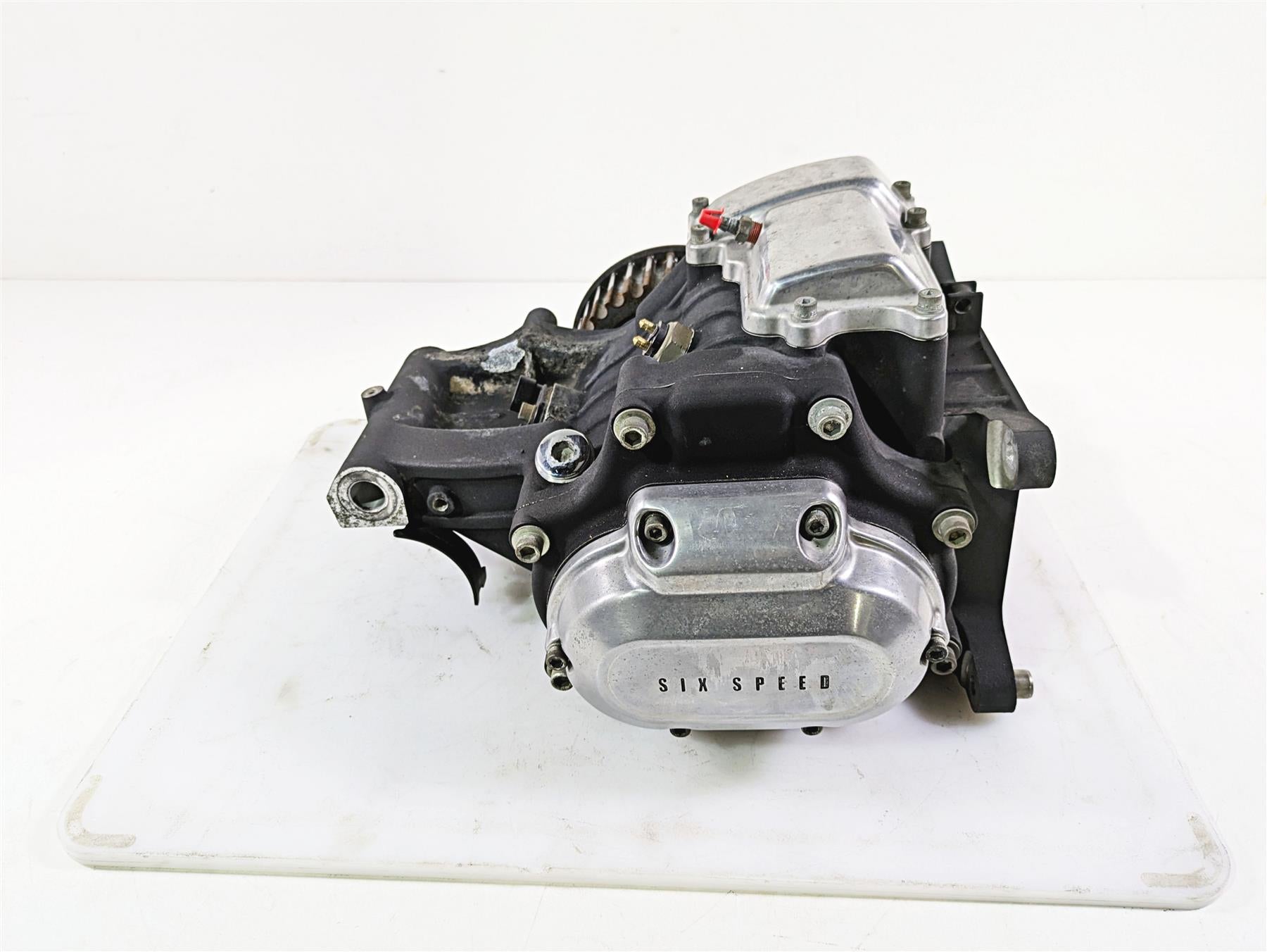 2008 Harley FLSTSB Cross Bones 6-Speed Transmission Gear Box 33030-07A {{ shop.shopifyCountryName }} - Mototech271
