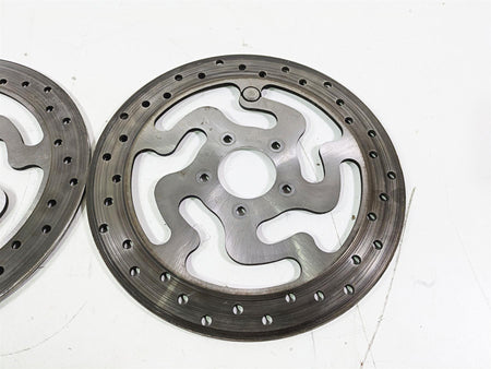 2008 Harley Touring FLHTP Electra Glide Front Brake Rotor Disc Set 41808-08A {{ shop.shopifyCountryName }} - Mototech271