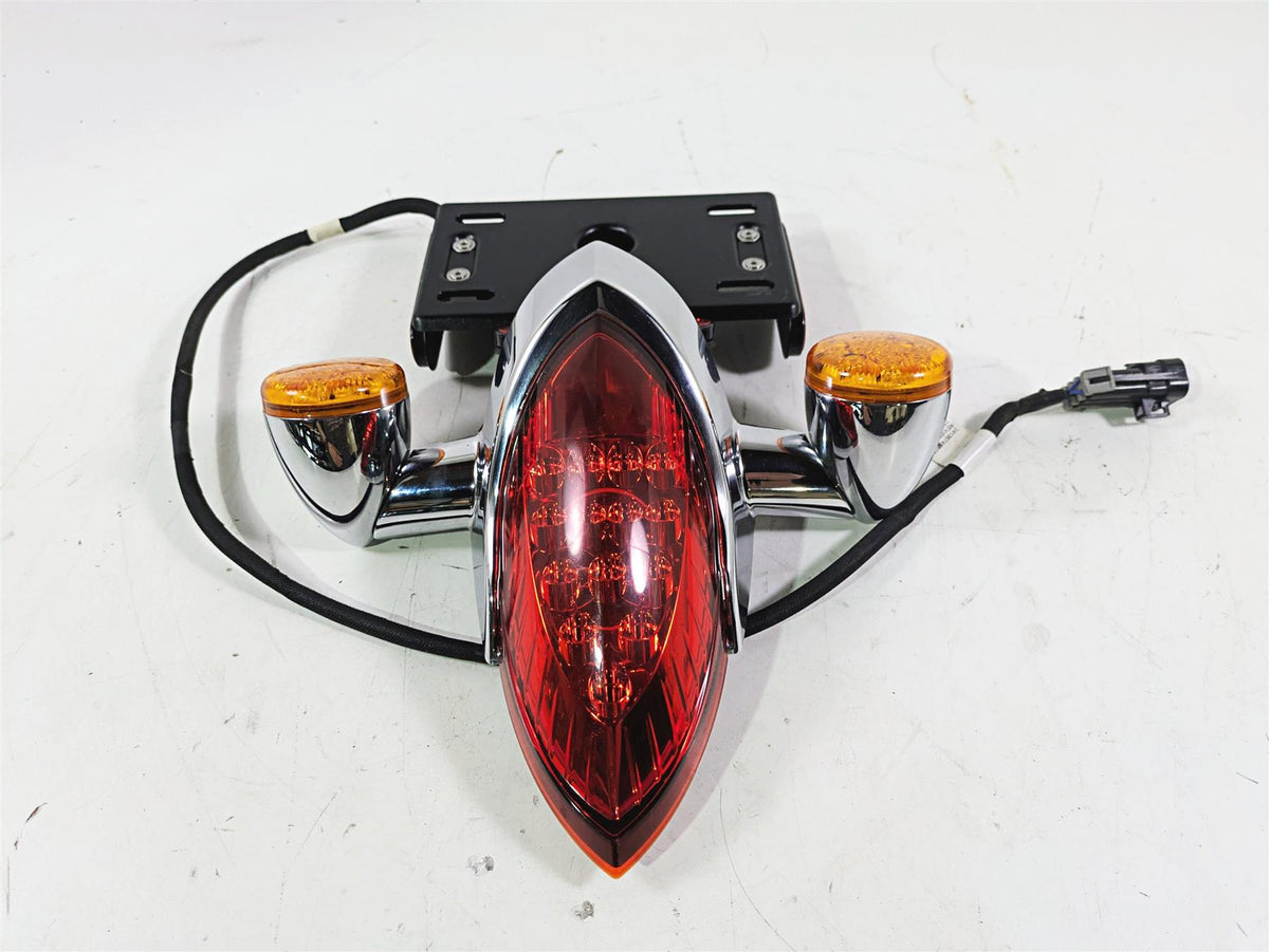 2018 Indian Chieftain Limited Chrome Taillight Blinker Plate Holder Set 5138445 {{ shop.shopifyCountryName }} - Mototech271