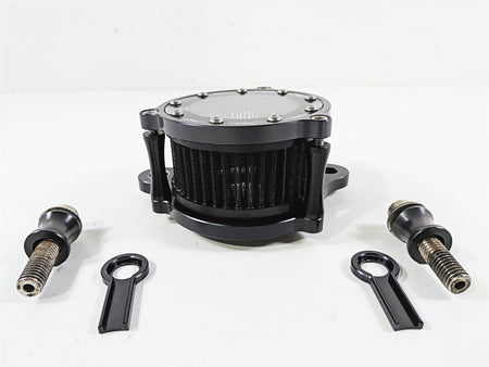2006 Harley Sportster XL883 Low Figure Machine Air Filter Cleaner Breather {{ shop.shopifyCountryName }} - Mototech271