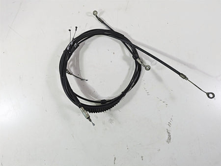 2017 Harley Dyna FXDB Street Bob Brake Clutch Throttle Cable Set 14" Ape Hanger {{ shop.shopifyCountryName }} - Mototech271