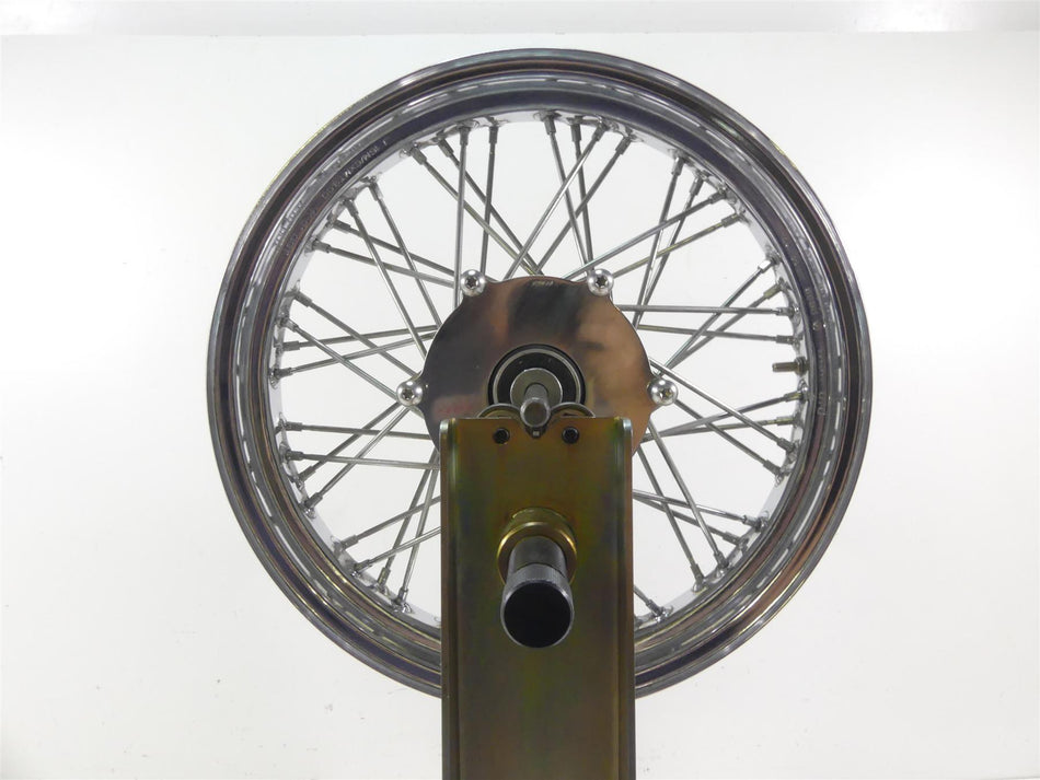 2002 Yamaha XVS1100 V-Star Nice Chrome Spoke Front Wheel Rim 16x3 5EL-25111-00 {{ shop.shopifyCountryName }} - Mototech271
