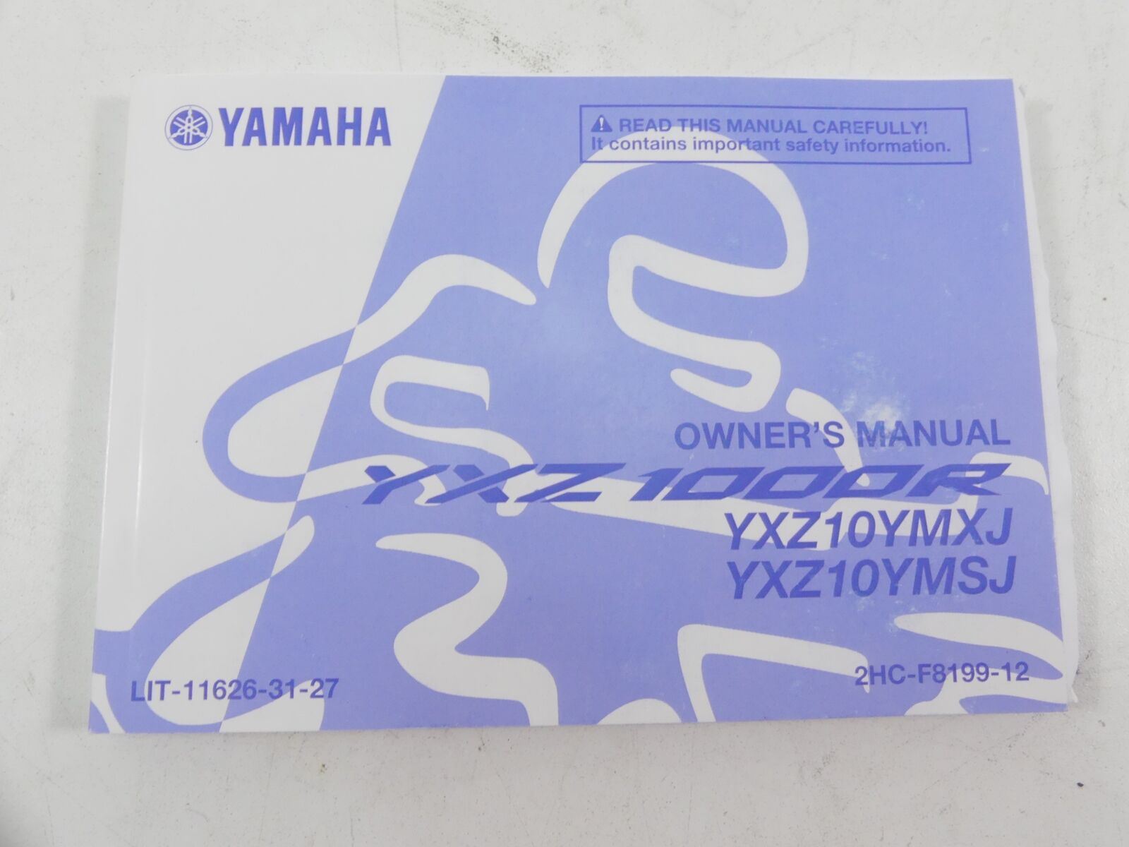 2018 Yamaha YXZ1000 R EPS Owners Manual 2HC-F8199-12 {{ shop.shopifyCountryName }} - Mototech271