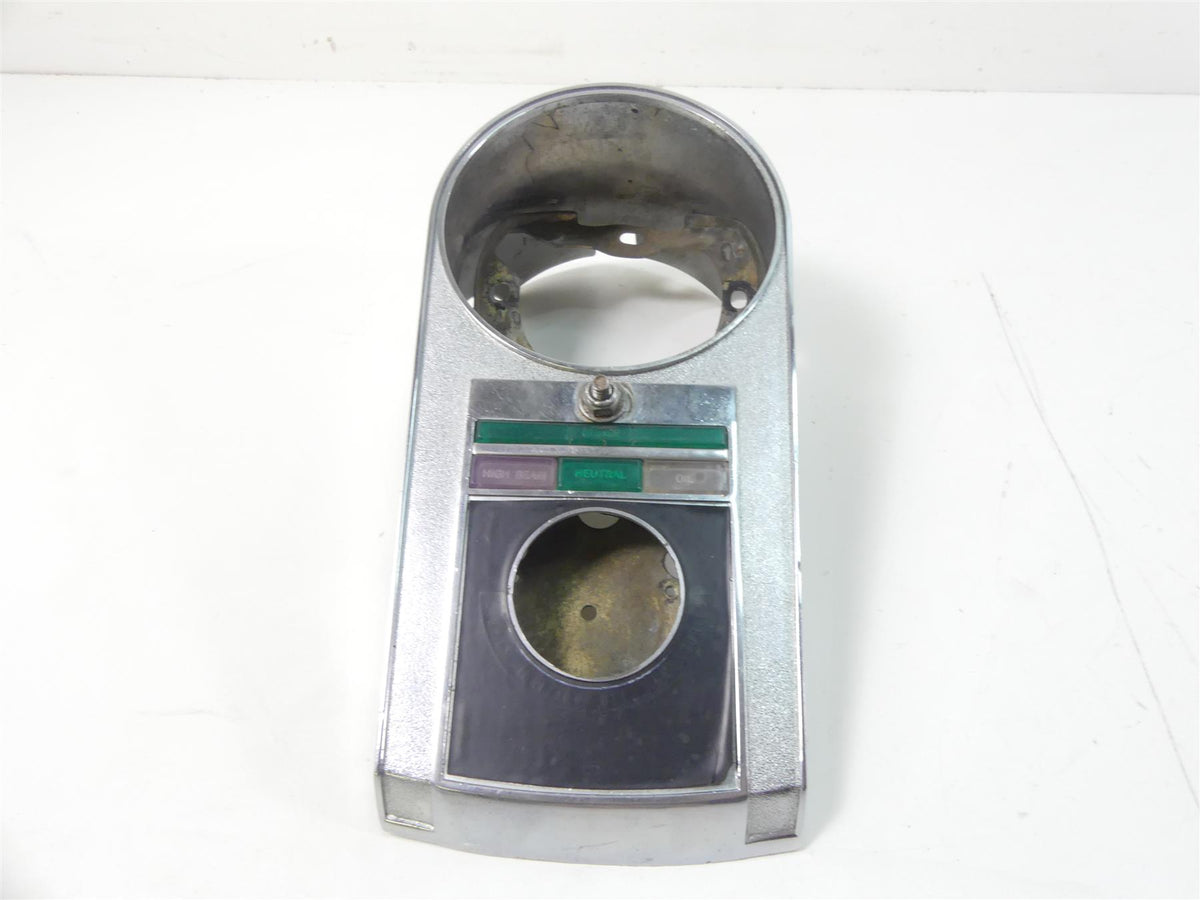 Harley Davidson Shovelhead Tank Dash Panel Speedometer Mount {{ shop.shopifyCountryName }} - Mototech271