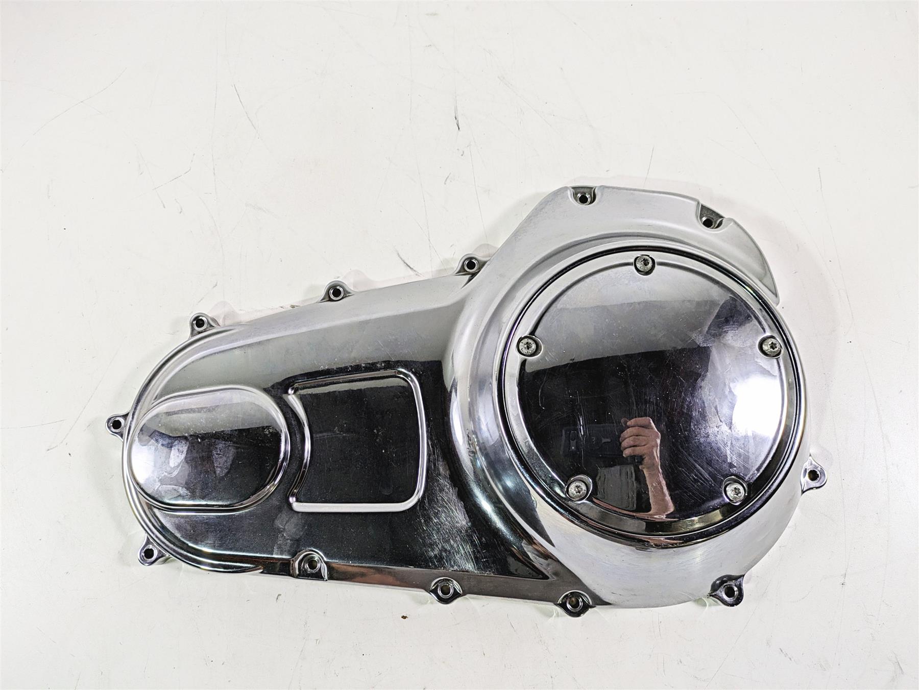 2010 Harley Touring FLHX Street Glide Outer Primary Drive Clutch Cover 60685-07 {{ shop.shopifyCountryName }} - Mototech271