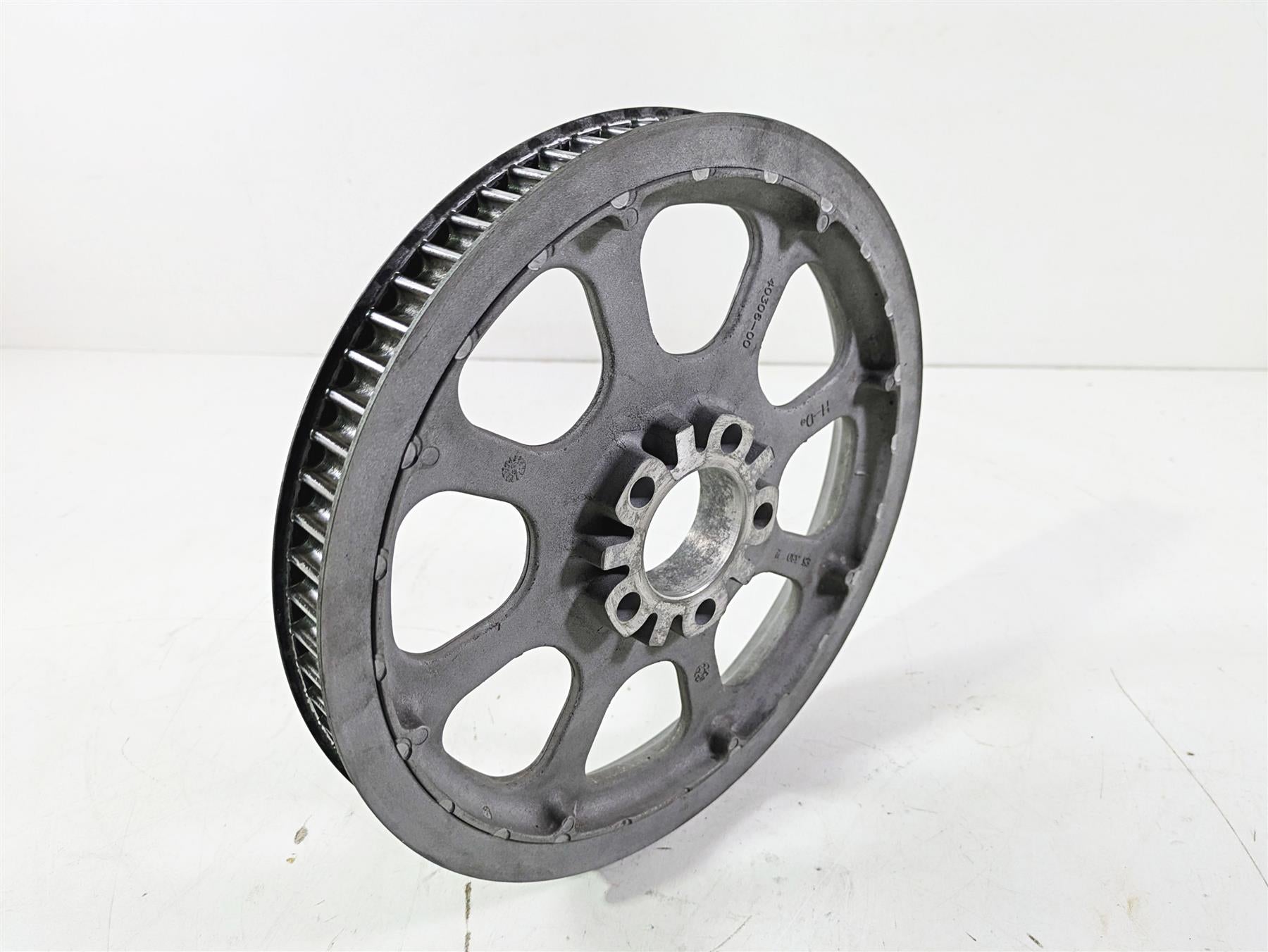 2004 Harley Softail FLSTF Fat Boy Rear Drive Belt Pulley 70T 1 1/8" 40306-00 {{ shop.shopifyCountryName }} - Mototech271