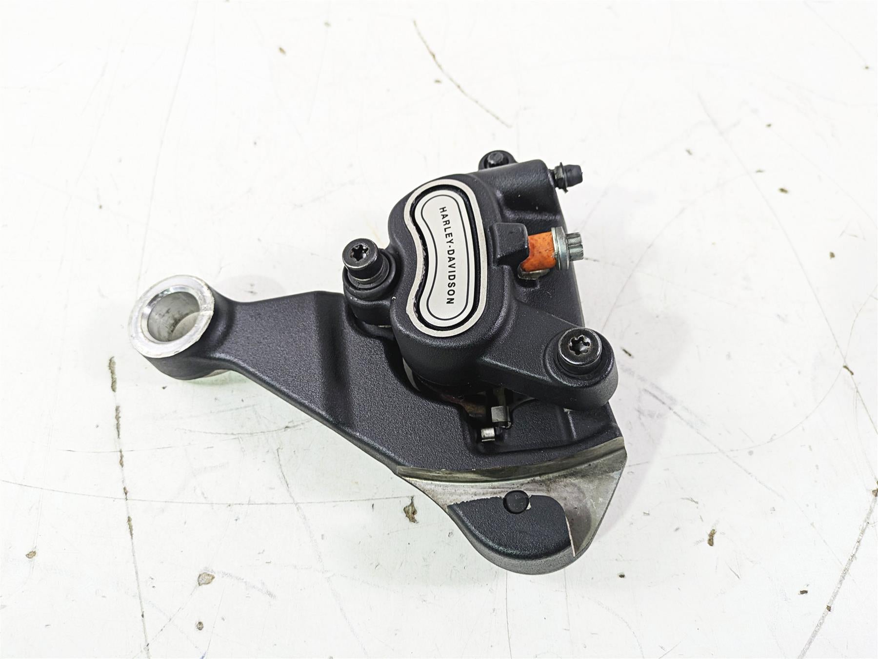2016 Harley FLSTC Softail Heritage Rear Brake Caliper & Bracket 41300097 {{ shop.shopifyCountryName }} - Mototech271