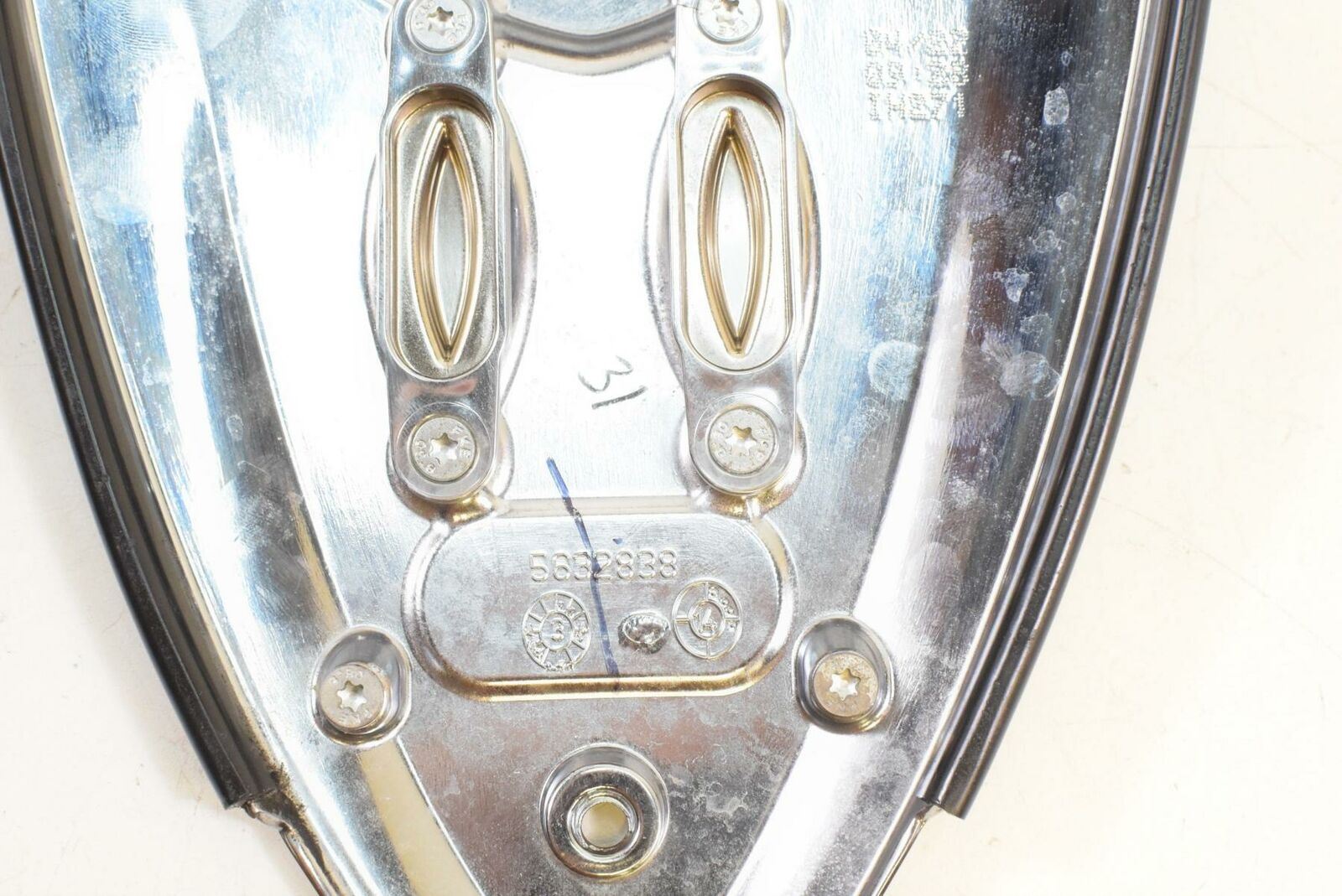 2014 Indian Chief Vintage Chrome Tank Cover Panel Dash Start Button 5633355 {{ shop.shopifyCountryName }} - Mototech271