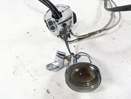 2005 Harley Softail FLSTFSE CVO Fat Boy Chrome Hand Control Switch Set 71682-06A {{ shop.shopifyCountryName }} - Mototech271