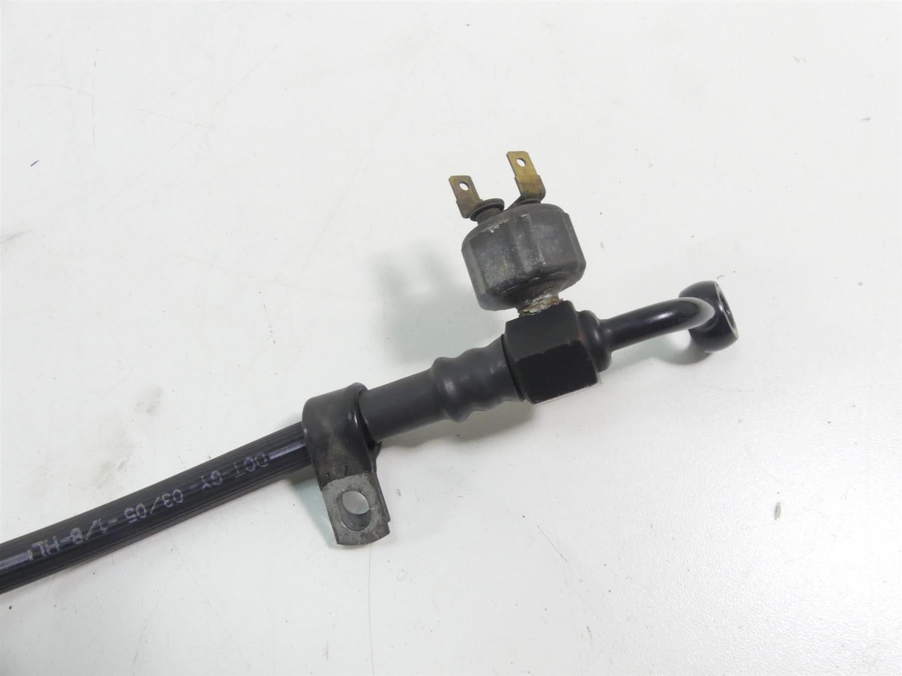 2005 Harley FXDWGI Dyna Wide Glide Rear Brake Caliper + Line 44017-00D {{ shop.shopifyCountryName }} - Mototech271