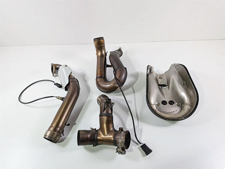 2019 Ducati 959 Panigale Stock Exhaust Header & Heat Shield Set 57014452A {{ shop.shopifyCountryName }} - Mototech271